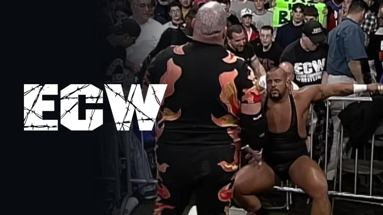 Taz vs. Bam Bam Bigelow (ECW Living Dangerously 1998)